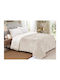 Linea Home Κουβερτοπάπλωμα Μονό 160x210εκ. Hairy Εκρού