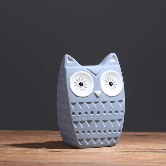 Etoile Decorativă Bufniță din Material Ceramic 10x15cm 1buc