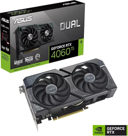 Asus GeForce RTX 4060 Ti 16ГБ GDDR6 Разширено издание Видеокарта