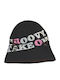 Beanie Unisex Σκούφος Πλεκτός σε Μαύρο χρώμα