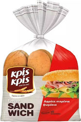 Kris Kris Soft Wheat Bread Rolls Sandwich 480gr