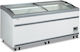 Klimaitalia Stehender Selbstbedienungstiefkühler mit 2 Türen 658Es H172xW73xH61.6cm