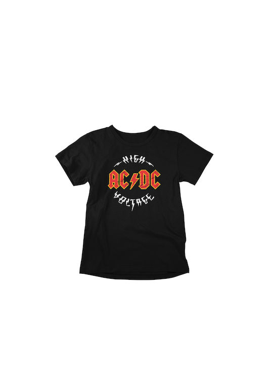 Softworld T-shirt AC/DC σε Μαύρο χρώμα