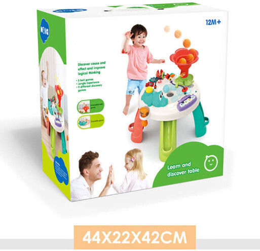 Hola Toys Τραπεζάκι Δραστηριοτήτων με Μουσική, Φως και Ήχους για 12+ Μηνών
