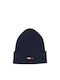 Tommy Hilfiger Ribbed Beanie Cap Navy Blue