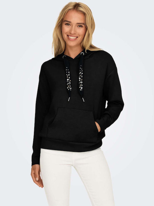 Only Women's Hooded Sweatshirt Black