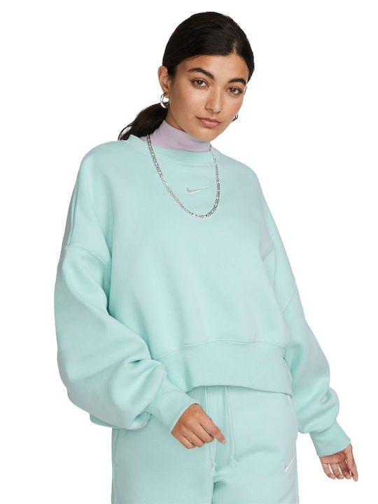 Nike Women's Fleece Sweatshirt Turquoise