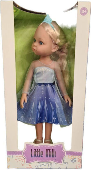 Zita Toys Πριγκίπισσα των Πάγων Κούκλα Little Milly για 3+ Ετών 35εκ.