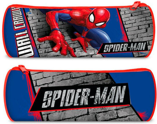 Marvel Spiderman Κασετίνα Βαρελάκι Πολύχρωμη