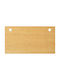 vidaXL Rectangular Office Desk Surface Bamboo in Brown Color 100x60x1.5cm 352754 1pcs
