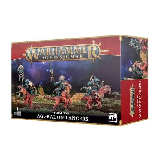 Games Workshop Warhammer: Age of Sigmar Seraphon Aggradon Lancers Figure