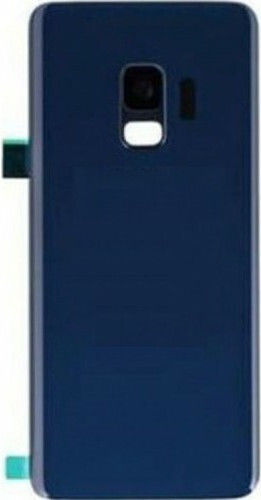 Capac Baterie Camera Glass albastru coral pentru Galaxy S9