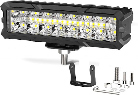 7D Ορθογώνιος Προβολέας Αυτοκινήτου LED Audi 80 Mazda 6 Mercedes-Benz 180 10 - 30V 93W 15.5cm με Λευκό Φωτισμό 1τμχ
