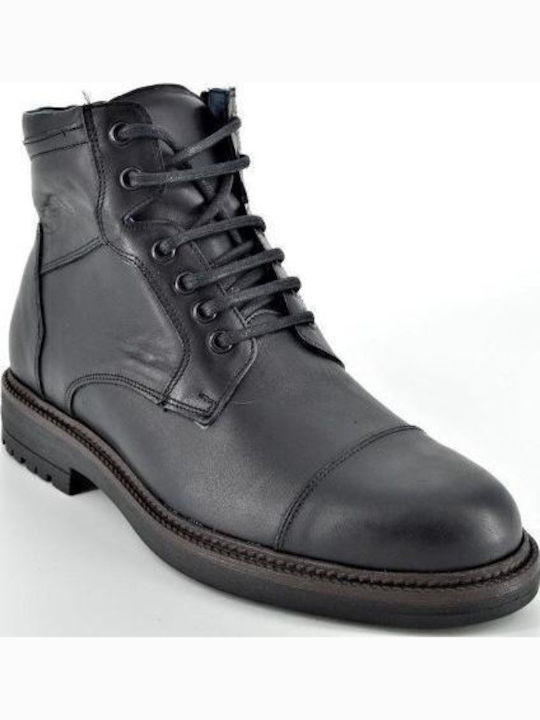 Leather Black Men's Boots