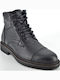 Leather Black Men's Boots