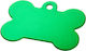Identificator Câine Os Verde Metalic
