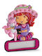 Hollytoon Kinder Dekoratives Türschild Strawberry
