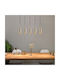 Opviq Elefant Adjustable Pendant Light Black Rail for 5 Bulbs E27 78x9x120cm
