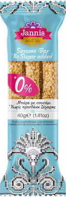 Jannis Με Σουσάμι Cereal Bar No Added Sugar (1x40gr) 40gr