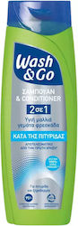 Wash & Go 2in1 Shampoo Against Dandruff and Dry Scalp for Dry Hair 360ml