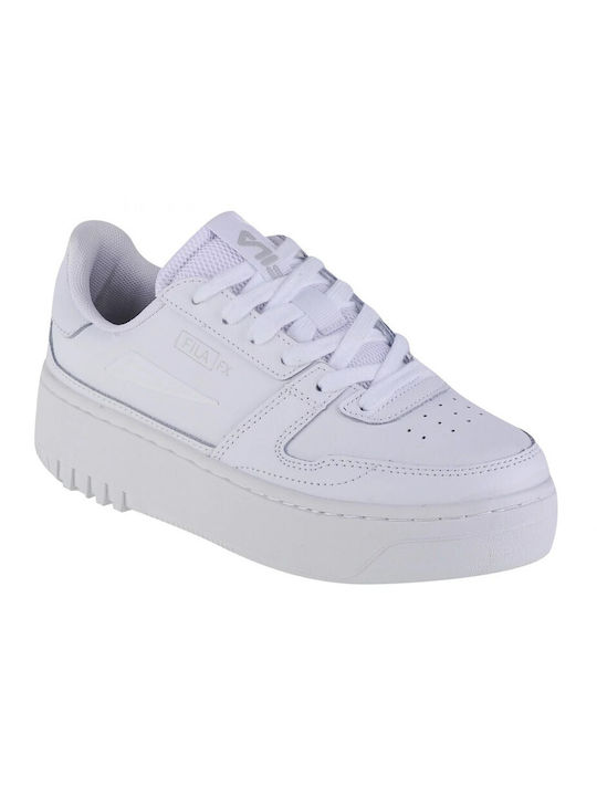 Fila Fxventuno Γυναικεία Flatforms Sneakers Λευκά