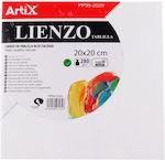 Artix Carton Canvas Alb Circular 20x20cm. 0.3 cm. 280gr/m²