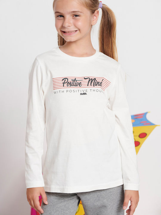 Kids' Shirt Long Sleeve Ecru