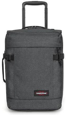 Eastpak Tranverz XXS Cabin Travel Suitcase Fabric Black Denim with 4 Wheels Height 45cm