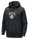 Brooklyn Nets Club Суитшърт с Качулка Черен