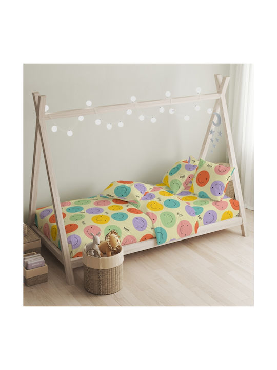 Cokitex Σετ Σεντόνια Μονά Βαμβακερά 165x270cm 2τμχ