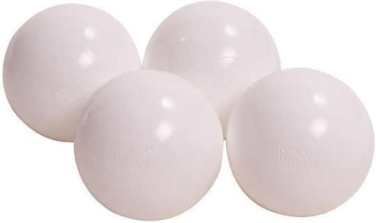 Meow Baby Plastic Balls for Playground Set White