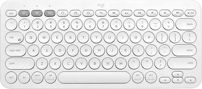 Logitech K380s Wireless Bluetooth Keyboard Only English US White