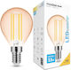 Modee Lighting LED Bulb 4W 98mm for Socket E14 and Shape G45 Warm White 300lm