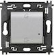 Bticino Wall-mounted Basic Wall Switch Single without Frame Gray