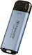 Transcend ESD300C 2TB USB 3.2 SSD Stick με σύνδεση USB-C Μπλε