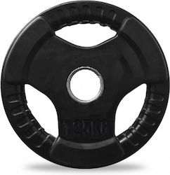 Liga Sport Scheibenset Gummierte 1 x 1.25kg Ø28mm mit Griffen