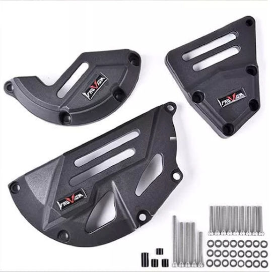 BMW Protecție capac motor motocicletă BMW S1000RR / S1000XR Negru