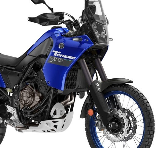 Moto Discovery Motorcycle Fork Axle Protectors Yamaha Tenere 700 Black