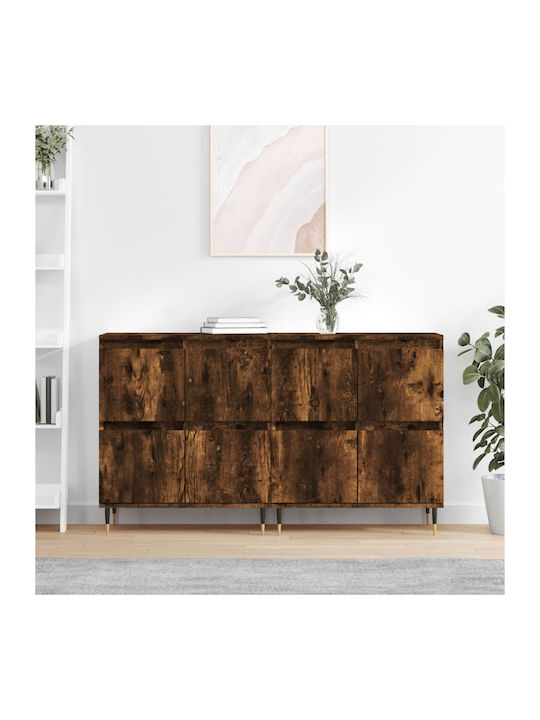 Sideboard Wooden Smoky Oak 120x35x70cm