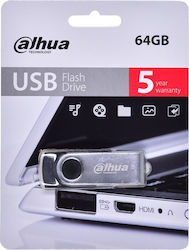 Dahua U116-20 64GB USB 2.0 Stick Ασημί