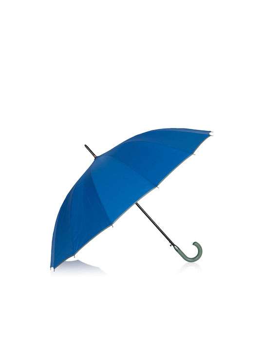 Gotta Automatic Umbrella with Walking Stick Blue