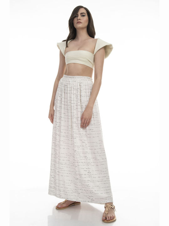 Raffaella Collection Skirt in Beige color