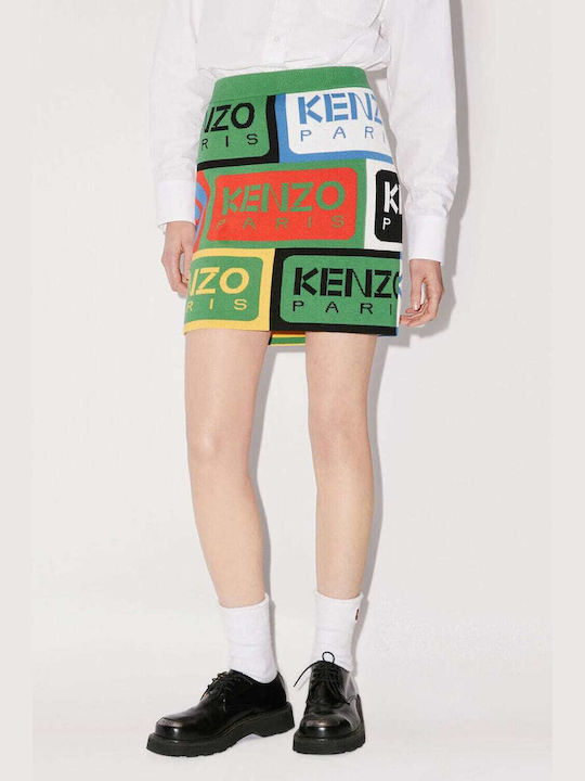 Kenzo High Waist Mini Skirt