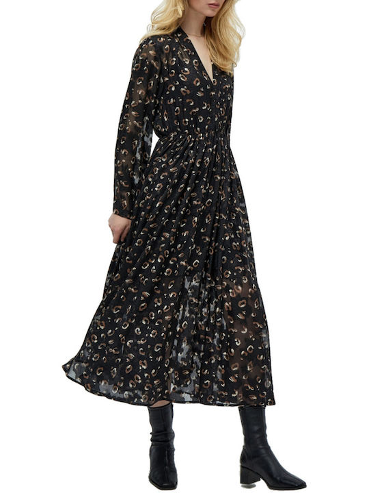 Peppercorn Sommer Maxi Kleid Schwarz