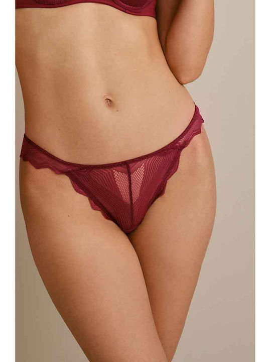 Promise Women's String Burgundy