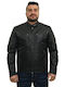 Leatherland Men's Winter Leather Jacket Black