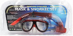 Diving Mask Set with Respirator Red