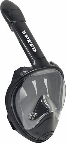 Speed Fortis Tauchmasken Silikon Vollgesicht Schwarz