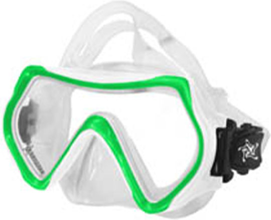 Abysstar Mască De Scufundare Din Silicon Verde