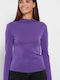 Funky Buddha Women's Blouse Long Sleeve Purple